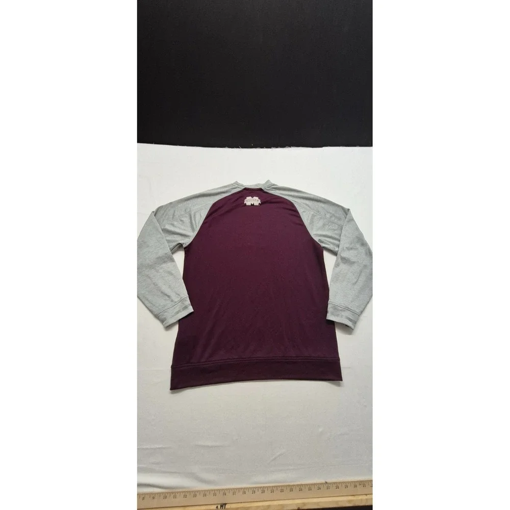 Mississippi State Bulldogs Adidas men's maroon/gray pullover athletic shirt sz M